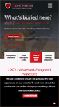 Mobile Screenshot of 1stlinedefence.co.uk